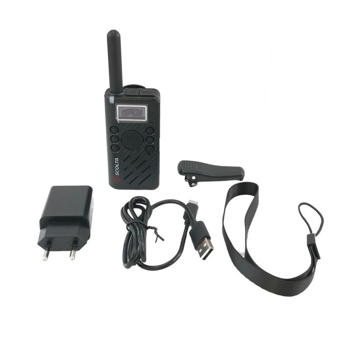 Walkie RP-108 ESCOLTA JULIET. USO LIBRE PMR446. Analógico y digital DMR.