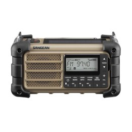 Sangean Survivor MMR-99 Desert Tan Receptor radio FM, Bluetooth, dinamo y linterna