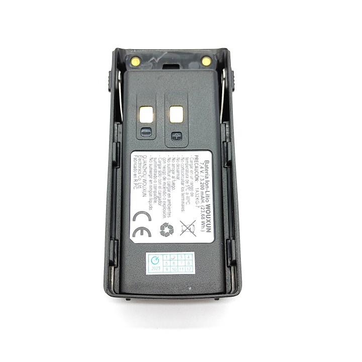 Batería Wouxun LI-ION 7,4V 3200MAH para KG-UV9D