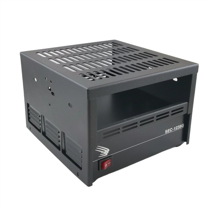 Caja integradora para emisoras KENWOOD y fuente alimentación SAMLEX