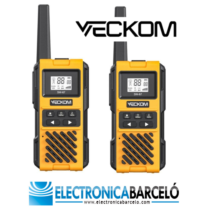 VECKOM SW-67 pareja de walkies PMR446 IP67