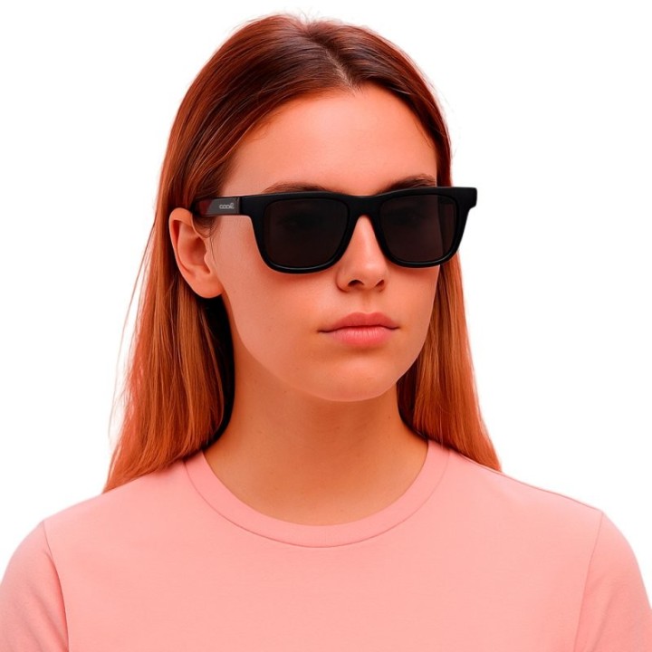 Smart Glasses COOL IA Gafas de Sol Inteligentes Unisex Negro (Llamadas, Música, Traducción)