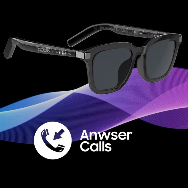 Smart Glasses COOL IA Gafas de Sol Inteligentes Unisex Negro (Llamadas, Música, Traducción)