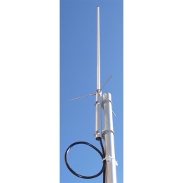 DX-BC-200 Antena vertical monobanda de fibra, ajustable de UHF, 400-460 MHz. 1.70 m.