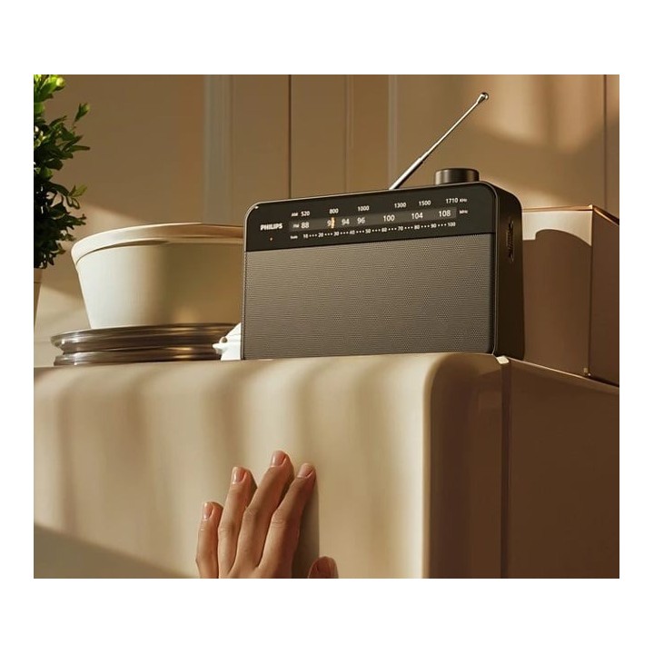 Philips TAR2509/10 Negro Receptor radio portátil AM/FM