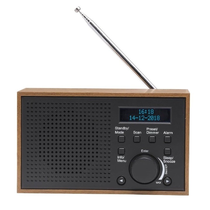 Denver DAB-46 Madera Gris Receptor radio FM/DAB+