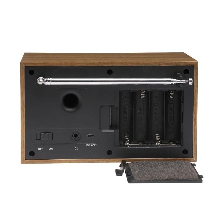 Denver DAB-46 Madera Gris Receptor radio FM/DAB+