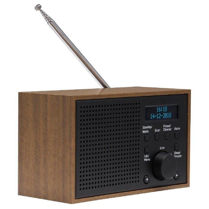 Denver DAB-46 Madera Gris Receptor radio FM/DAB+
