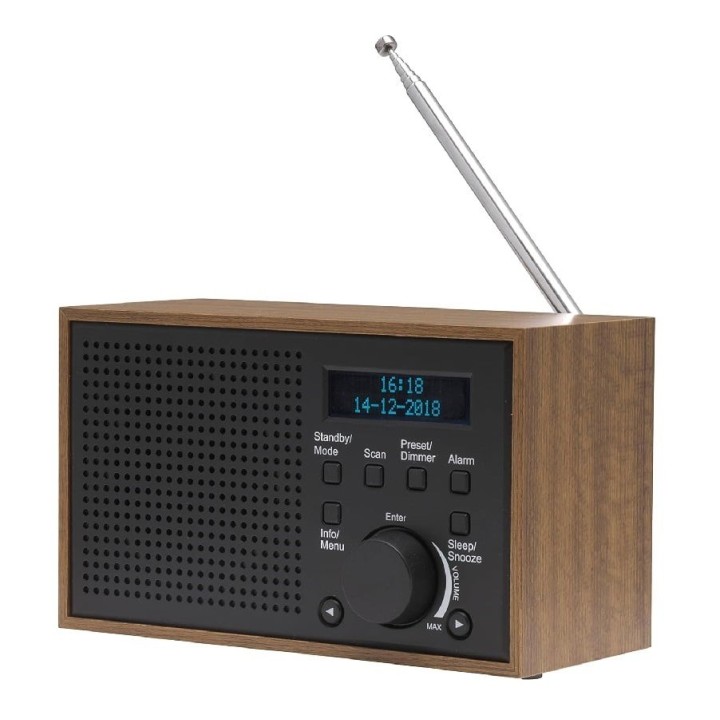 Denver DAB-46 Madera Gris Receptor radio FM/DAB+