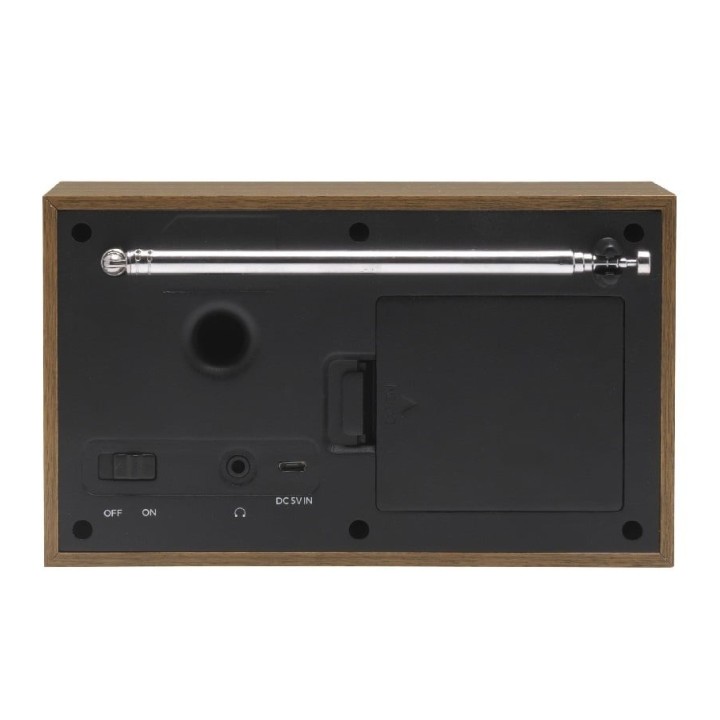 Denver DAB-46 Madera Blanco Receptor radio FM/DAB+