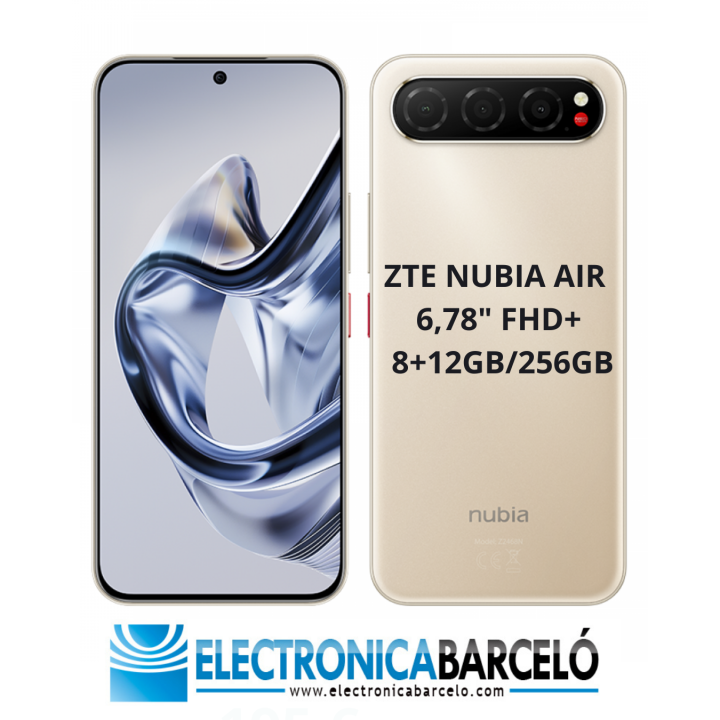 ZTE NUBIA AIR 6,78" FHD+ 8+12GB/256GB 20MP/50MP (5G) 