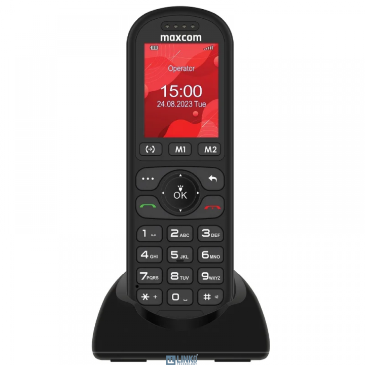 MAXCOM MM39D SE TELEFONO FIJO SIM 2" (4G) BLACK (NO RJ11)