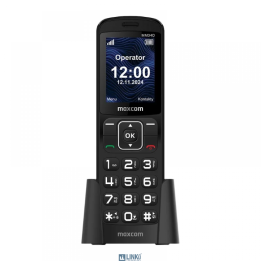 MAXCOM MM34D TELEFONO FIJO 4G SIM BLACK (NO RJ11)