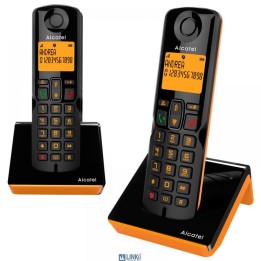 ALCATEL DEC S280 DUO TELEFONO BLACK+ORANGE