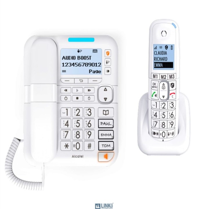 ALCATEL DEC XL785 COMBO TELEFONO  WHITE