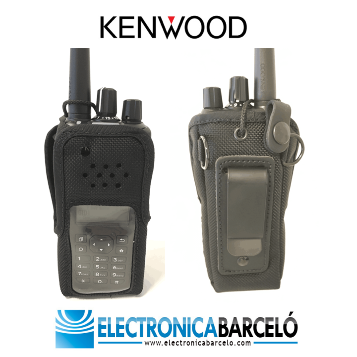 KENWOOD KLH-207NCDE Funda de nylon con clip metálico y anilla en D