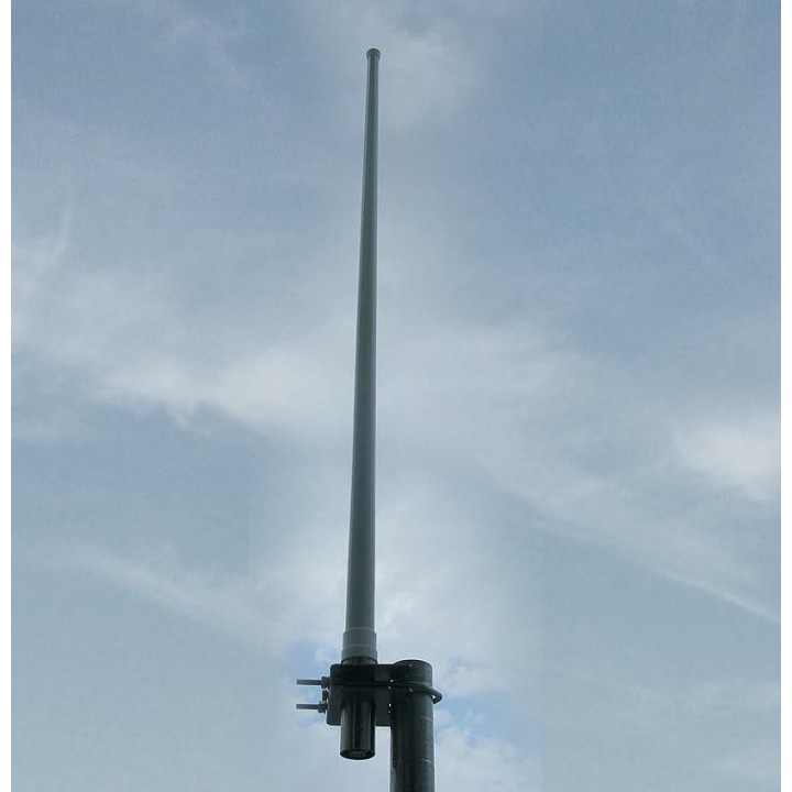 CVX-160 - Antena de base VHF, vertical, colineal, fibra de vidrio, para 152 - 167 MHz.