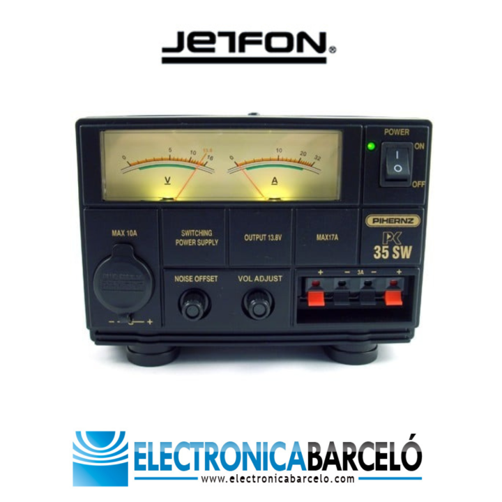 FUENTE DE ALIMENTACION PC-35SW  30 / 35 AMP REGULABLE
