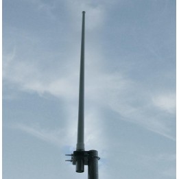 CVX-145 - Antena de base VHF, vertical, colineal, fibra de vidrio, para 140 - 155 MHz.