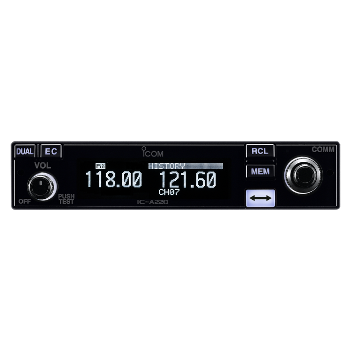 Icom IC-A220 TSO Emisora móvil banda aerea