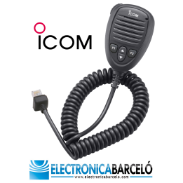 ICOM HM-217 Micrófono de mano para emisora ICOM profesionales con conector RJ-45