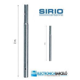 SIRIO MA2000-40E Mástil Galvanizado enchufable. Longuitud 2m x 40mm Ø
