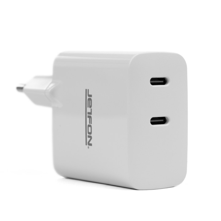 JETFON CH45W Cargador doble toma USB-C 45W