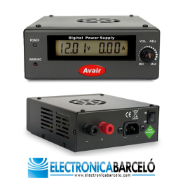 AVAIR AV-825DP FUENTE DE ALIMENTACIÓN DIGITAL 25 AMP MAX regulable de 0,5 a 16 VCC
