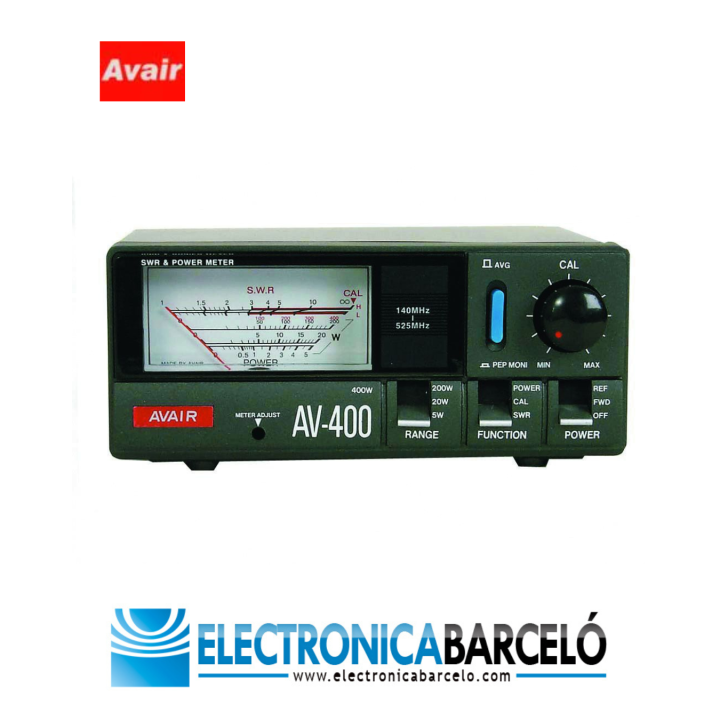 AVAIR AV-400N MEDIDOR DE POTENCIA Y ROE