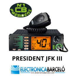 PRESIDENT JFK III Nueva Emisora de CB 27 MHz AM/FM  12 V / 24 V