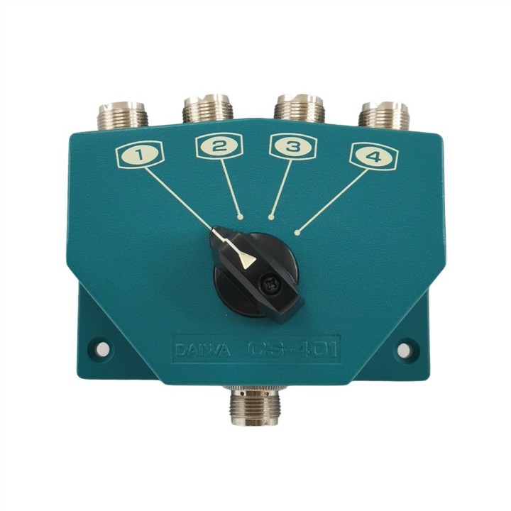 DAIWA CS-401 Conmutador de 4 antenas. Conectores PL.