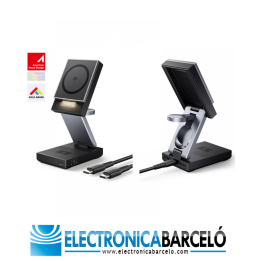 INIU CARGADOR 3-IN-1 MAGNETIC WIRELESS QI2.0 CHARPING STAND 15W