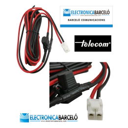DP-02 - Cable alimentación DC 3 metros Equipos VHF, UHF y Repetidores