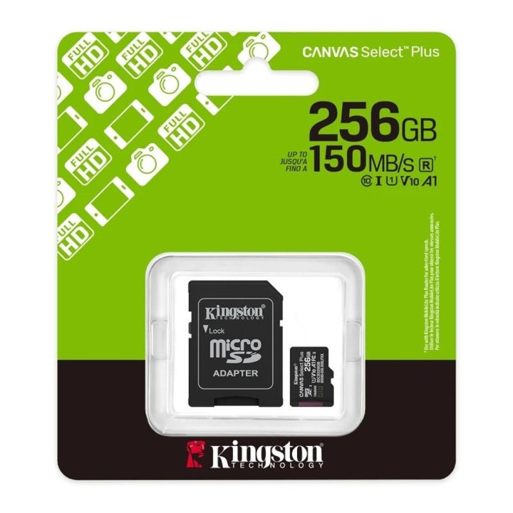 KINGSTON MICRO SD 256 GB CL10 SDCS3/256GB 1A