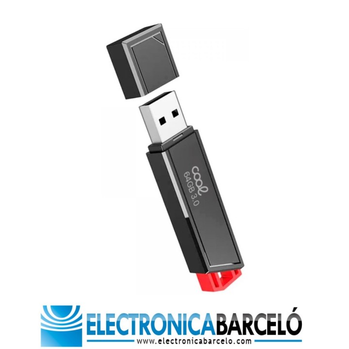 COOL PEN DRIVE USB X64 GB 3.0 LANCER ROJO