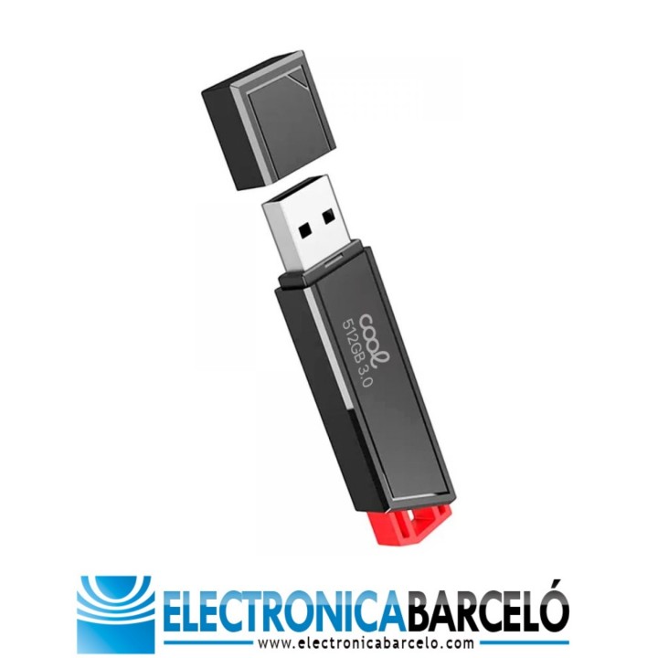 COOL PEN DRIVE X USB 512 GB 3.0 LANCER ROJO