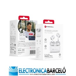 Auriculares inalámbricos Forcell F-Audio TWS Master Pro blancos