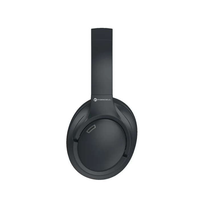 Auriculares inalámbricos supraurales Forcell F-Audio Vibe ANC ENC + TUYA APP, color negro