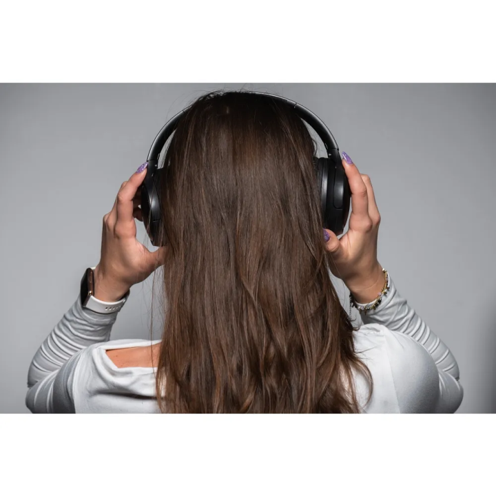Auriculares inalámbricos supraurales Forcell F-Audio Vibe ANC ENC + TUYA APP, color negro