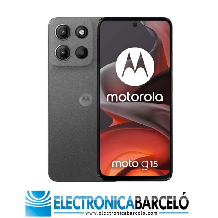 MOTOROLA MOTO G15 6,72" FHD+ 8GB/256GB 8MP/50MP GRAVITY GREY