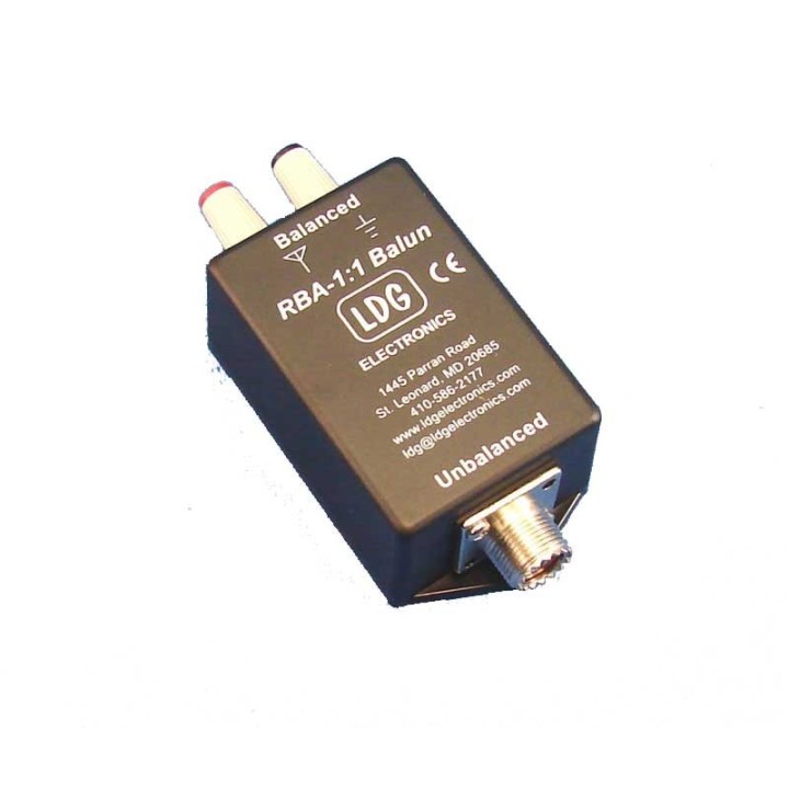 RBA-1:1 - Balun relación 1:1 de 1.8 a 30 MHz.