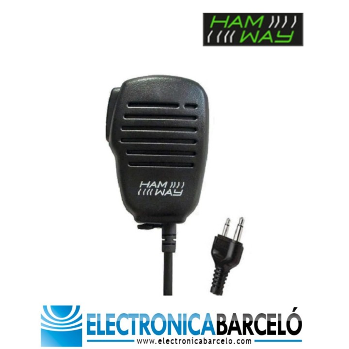 SM-01 Micrófono altavoz compatible STANDARD, YAESU 2 Pin y similares