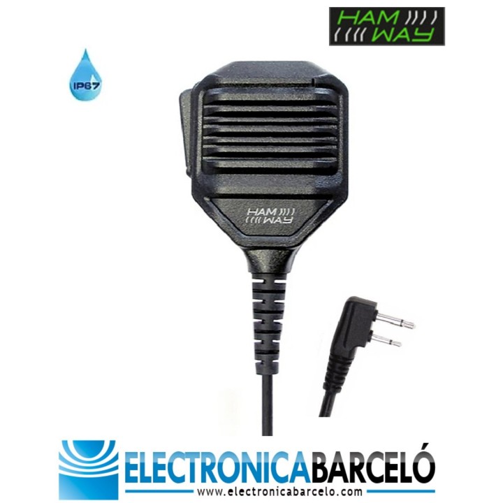 SM-05 WP Micrófono altavoz compatible ICOM F11, F14, F21 y similares