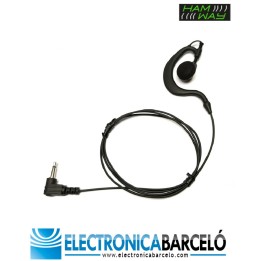 EO-G3.5L Auricular lobular para Walkie Talkie o micrófono auxiliar