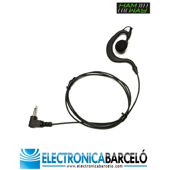 EO-G3.5L Auricular lobular para Walkie Talkie o micrófono auxiliar