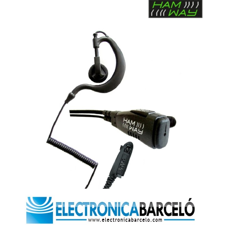 EG-03C / GP320 Micro Auricular lobular abierto, compatible MOTOROLA GP320