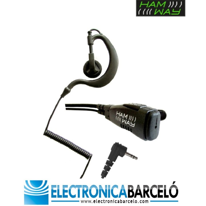 EG-03C / TA Micro Auricular lobular abierto, compatible MOTOROLA TALKABOUT y similares