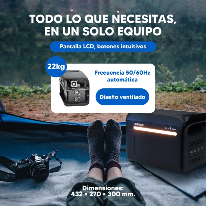 Estación de energía portátil Hyundai THOR 1800