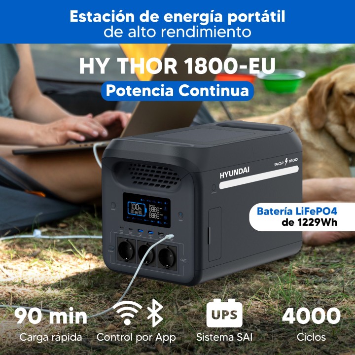 Estación de energía portátil Hyundai THOR 1800