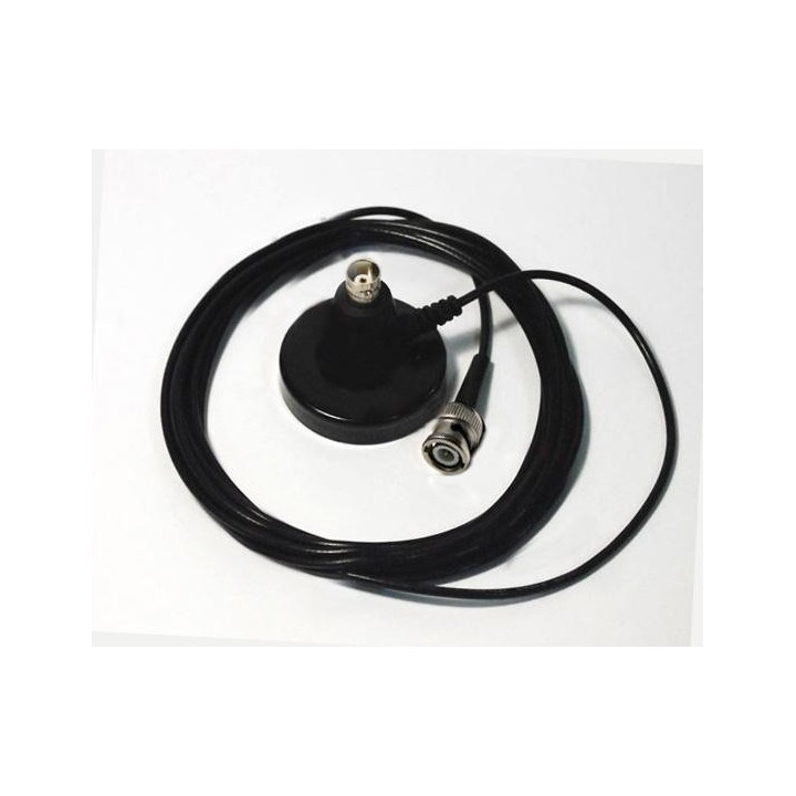 BM-BNC - BASE MAGNÉTICA MINI DIÁMETRO 5 CM. Y CONECTOR BNC